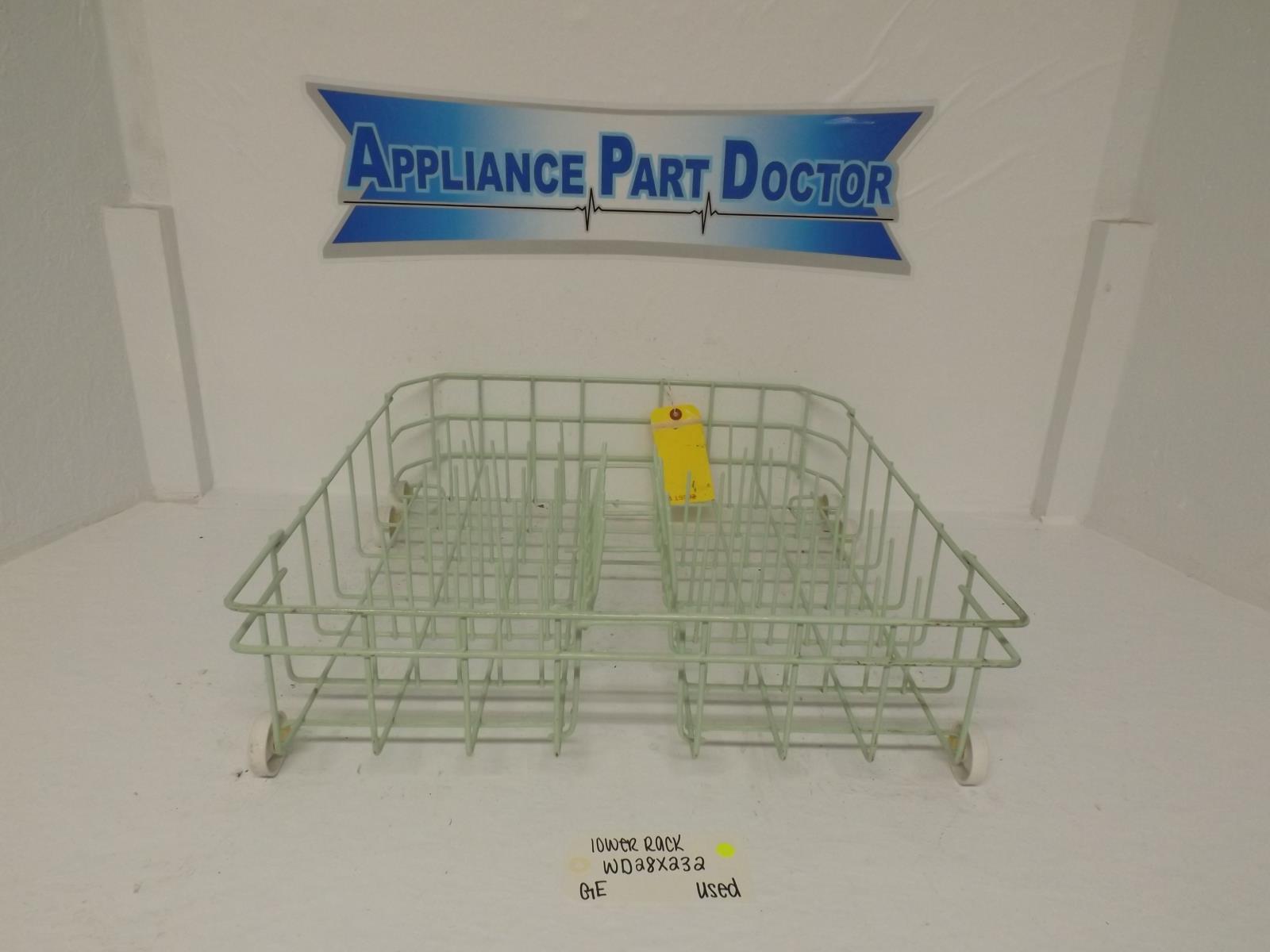 GE Dishwasher WD28X232 WD28X336 Lower Rack Used GE Dishwasher WD28X232 WD28X336 Lower Rack Used